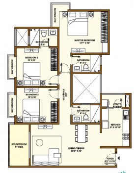 Nikoo Homes Phase 4 3 BHK Apartments
